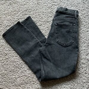 Abercrombie & Fitch Dark Gray Women's Straight Leg Jeans, Size 2